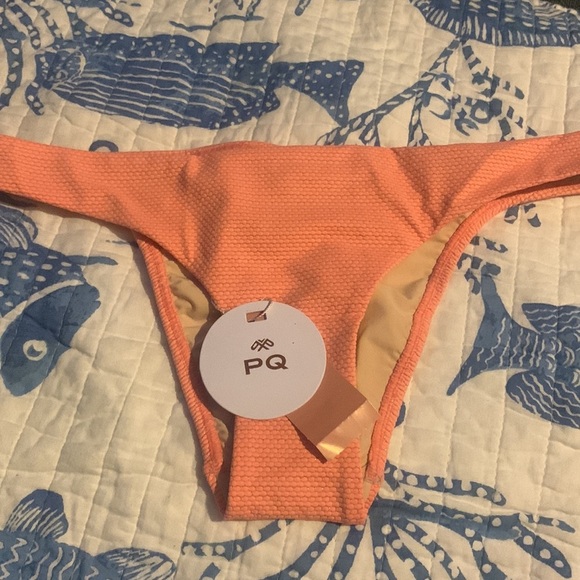 NWT PILYQ PQ CORAL COAST BASIC RUCHED TEENY BOTTOM - Picture 13 of 14